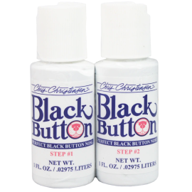 CHRIS CHRISTENSEN Black Button, Solutie Neagra Pentru Corectarea Decolorarilor Trufei, 2x29ml