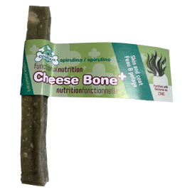 COUCOUR Recompense pentru Câini din Brânză de Himalaya cu Spirulină – 100% Naturale, Sănătoase și Rezistente, Marime M | 80g