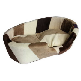 Culcus Pentru Caini si Pisici, Plus, Culori Mixte, Saltea Detasabila, 46x36cm
