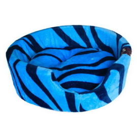 Culcus Rotund Pentru Caini si Pisici, Plus, Culori Mixte, Saltea Detasabila, 42cm