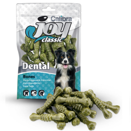 CALIBRA DOG JOY Classic Dental Bones, Recompensa Pentru Caini, Igiena Dentara 90g