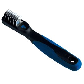 SHOW TECH Mat Buster, Piaptan Descalcitor, cu 9 Lame Otel Inox, Pentru Indepartarea Nodurilor din Blana