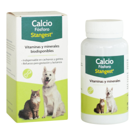 DICALFON Supliment Vitamino-Mineral Pentru Caini si Pisici, cu Calciu, Fosfor si Vitaminele A,D, E, 100 tablete