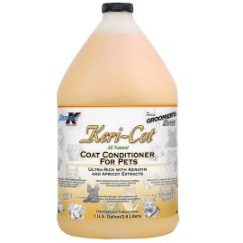 DOUBLE K Keri-Cot – Balsam Profesional Concentrat 4:1 cu Keratină și Caise, Hidratare Intensivă și Regenerare pentru toate Tipurile de Blana, 3.8L