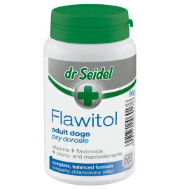 DR. SEIDEL Flawitol Adult, Vitamine si Minerale Pentru Caini Adulti, 60tablete
