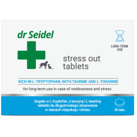 DR. SEIDEL Stress Out Supliment Antistres si Antianxietate Pentru Caini si Pisici, 10 tablete