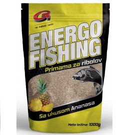 ENERGOFISHING Momeală Tip Nadă cu Ananas Pentru Pescuit Stationar, 1kg