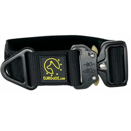 EURO JOE Tactical, Zgarda Nylon Pentru Caini, Neagra, Marime L 26-52cm