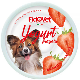 FIDOVET Iaurt, cu Aroma de Capsuni, Pentru Caini