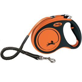 FLEXI Xtreme M, Lesa Retractabila cu Banda si Amortizor Soc, Pentru Caini Maxim 35Kg, 5m