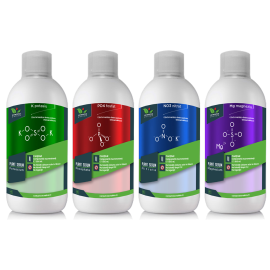 Fosfor, Magneziu, Nitrat și Potasiu PLANT SERUM – Pachet Macronutrienți pentru Fertilizarea Plantelor de Acvariu 4x500ml
