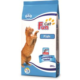 FUN CAT ADULT Fish, cu Peste, Hrana Uscata Pisici, 20kg