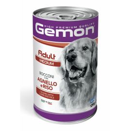 GEMON Medium Adult, cu Miel si Orez – Conserva Hrană Umedă pentru Câini de Talie Medie, 1250g