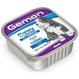 GEMON Puppy & Junior Pate cu Ton - Conserva Hrană Umedă pentru Căței, 150g