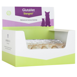 GLUTAVET Supliment Pentru Reducerea Intolerantelor Alimentare la Caini si Pisici, Blister cu 10 tablete