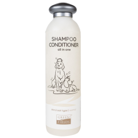 GREENFIELDS All in One, Sampon Vegan cu Balsam Pentru Caini, Orice Tip de Blana, 400ml