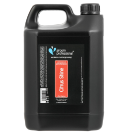 GROOM PROFESIONAL Citrus Shine – Șampon Profesional Degresant pentru Câini, Curățare Profunda, cu Extract de Citrice, Ideal pentru Blană Grasă sau cu Miros Neplăcut, Concentrat 10:1, 4L