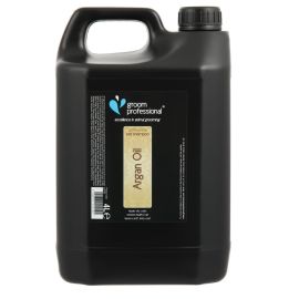 GROOM PROFESSIONAL Argan Oil – Șampon Profesional pentru Câini, Hidratare Intensă și Regenerare a Blănii Uscate sau Deteriorate, Concentrație 10:1, 4L
