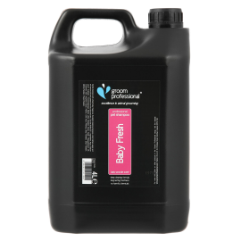 GROOM PROFESSIONAL Baby Fresh – Șampon Profesional pentru Câini și Catelusi, cu Aloe Vera, Curățare Delicată și Parfum Fresh, Concentrație 20:1, 4L