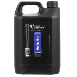 GROOM PROFESSIONAL Blueberry Highlighting – Șampon Profesional pentru Câini, Luciu Natural, Hidratare și Intensificarea Culorii Blănii, cu Extract de Afine, Concentrat 10:1, 4L