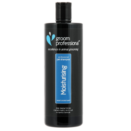 GROOM PROFESSIONAL Coconut – Șampon Profesional Hidratant, cu Ulei de Cocos, pentru Câini cu Blană Deteriorată și Piele Uscată, Concentrație 10:1, 450ml