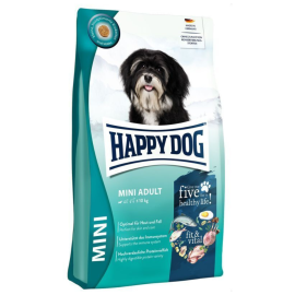 HAPPY DOG Fit & Vital Mini Adult – Hrană Uscata, fără Gluten si  5 Surse de Proteine Animale, pentru Câini Adulti de Talie Mică, 4kg