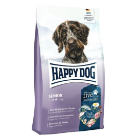 HAPPY DOG Fit & Vital Senior – Hrană Uscata, fara Gluten si cu 5 Surse de Proteine Animale,  pentru Câini Seniori, 12kg