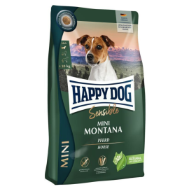 HAPPY DOG Mini Sensible Montana, cu Cal si Cartof – Hrană Uscata Monoproteica Fără Cereale pentru Câini Adulți de Talie Mica Sensibili sau Alergici, 4kg