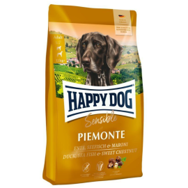 HAPPY DOG Sensible Piemonte, cu Rata, Peste si Castane – Hrană Uscata Fără Cereale, pentru Câini Adulți Sensibili, 10kg