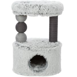HARVEY Ansamblu cu Sisale, Casuta si Culcus pentru Pisici, Plus Gri, 54x40cm | Inaltime 73cm