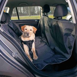 Husa Protectie Auto Bancheta Spate, TRIXIE Negru, 1.60x1.45m - imagine 2