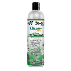 DOUBLE K Hypo+Plus – Șampon Hipoalergenic Concentrat 15:1, Fără Parfum, Pentru Piele Sensibilă și Toate Tipurile de Blană, 473ml
