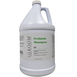 iGROOM Prebiotic, Sampon Profesional, Fara Sulfati, Pentru Caini cu Piele Sensibila sau Predispusi la Alergii, 3.8L