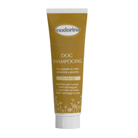 INODORINA Dog Shampooing, Sampon Antiseptic Pentru Caini, cu Clorhesidina, Orice tip de Blana, 250ml