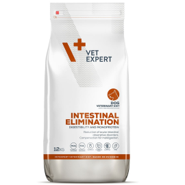 VETEXPERT 4T VETERINARY DIET Elimination Intestinal, Curcan, Hrana Uscata Monoproteica Caine cu Intolerante Alimentare | Afectiuni Gastrointestinale, 12kg
