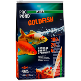 JBL ProPond Goldfish – Hrană Premium pentru Carasi Aurii, Granule Plutitoare, 20% Proteină, Toate Anotimpurile, 0.8 kg