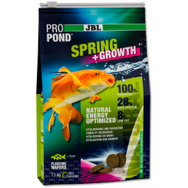 JBL ProPond Spring+Growth – Hrană Completă pentru Koi si Pesti de Iaz, Sustine Imunitatea și Creșterea Primăvara, 28% Proteină, 1.1 kg