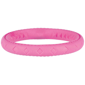 Jucarie Aport Pentru Caini, Inel Plutitor, Cauciuc TPR, Diverse Culori, 25cm