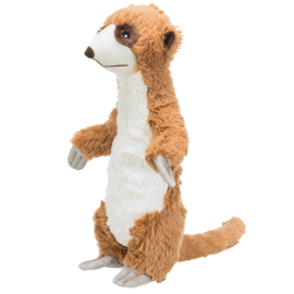 Jucarie Caini, Suricata din Plus, cu Sunet, 40cm