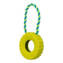 Jucarie Cauciuc Camion cu Snur 32cm