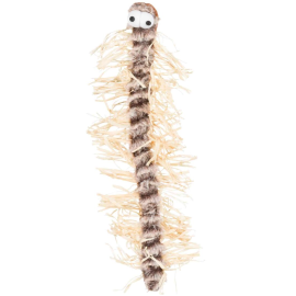 Jucarie Pentru Pisici, Miriapod din Plus si Folie Fosnitoare, 33cm