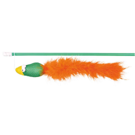 Jucarie Pentru Pisici Undita cu Pasare si Catnip, Diferite Culori, 50cm