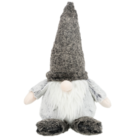 Jucarie Pisici, Pitic din Plus cu Sunet, Folie Fosnitoare si Catnip, 33cm