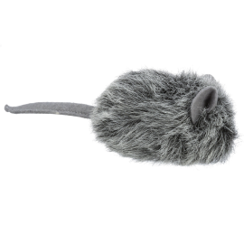 Jucarie Pisici Soarece din Plus cu Catnip, Diferite Culori, 9cm