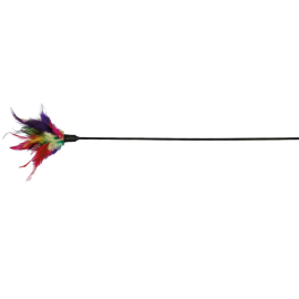 Jucarie Pisici Undita cu Pene, 50 cm