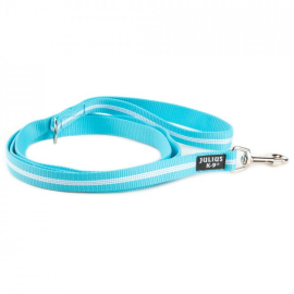 JULIUS K9 Lesa IDC Nylon cu Fire Fluorescente, Aquamarine, 1.2m / 25mm