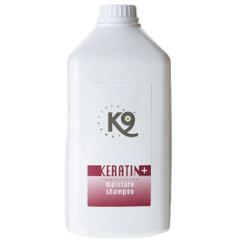 K9 COMPETITION Keratin + Moisture, Sampon Profesional Hidratant si Regenerant Ideal Pentru Toate Tipurile de Blana, Caini sau Pisici 2.7L