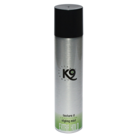 K9 COMPETITION Styling Mist Spray, Lac Fixativ Pentru Volum, Luciu si Stralucire Blana Caini 300ml