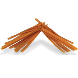 KIDDOG Fasii Subtiri de Pui pentru Câini, 250g – Recompense Moi cu 82% Carne, Fără Cereale