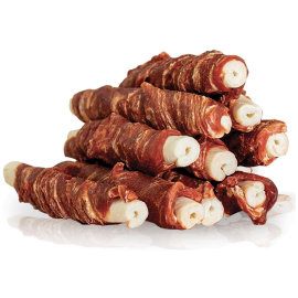 KIDDOG Rulouri cu Friptură de Vită – Snacks-uri de Mestecat pentru Câini, 7-8cm, 80g